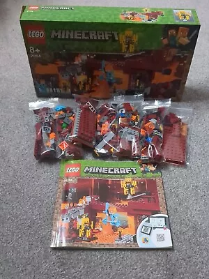 Buy Minecraft Lego 21154 The Blaze Bridge 100% COMPLETE With Instructions And Box • 25£