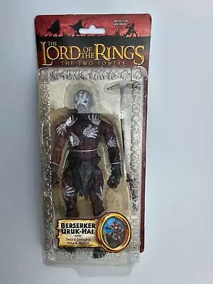 Buy Lord Of The Rings Berserker Uruk Hai Action Figures,toybiz • 20£