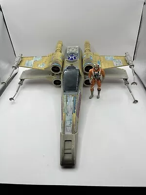 Buy Star Wars Action Figure 3.75” Scale 1995 X-Wing & Luke Skywalker Kenner • 30£