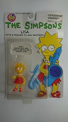 Buy The Simpsons Lisa Simpson Figure By Mattel • 59.99£