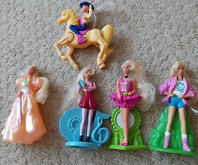 Buy Vintage McDonald's 1990s Barbie Figures  X 5 • 6£