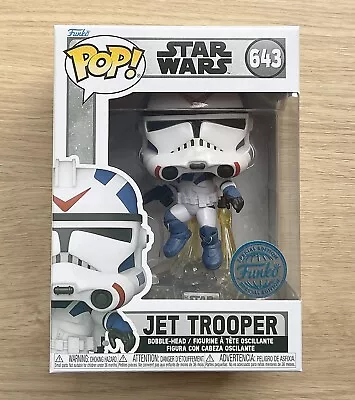 Buy Funko Pop Star Wars Jet Trooper #643 + Free Protector • 29.99£