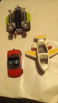 Buy Playmobil Vechicles X3 ( Car , Aeroplane, Etc) Playmobil Toys X3 • 5.20£