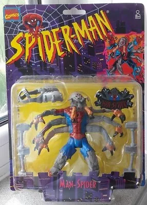 Buy Spiderman: Man-Spider, Toy Biz, Unopened, 1996 (3181860471609) • 99.95£