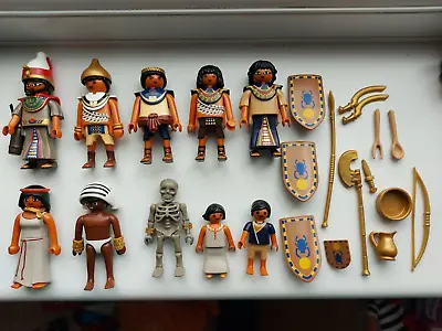 Buy Lot Of Playmobil  Egyptians Figures For Pyramid Etc Egyptian, Roman History • 18.99£