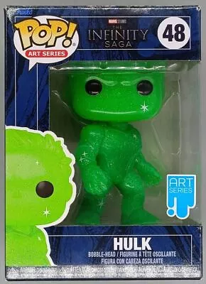 Buy #48 Hulk - Art Series Marvel The Infinity Saga Damaged Box Funko POP & Protector • 9.74£