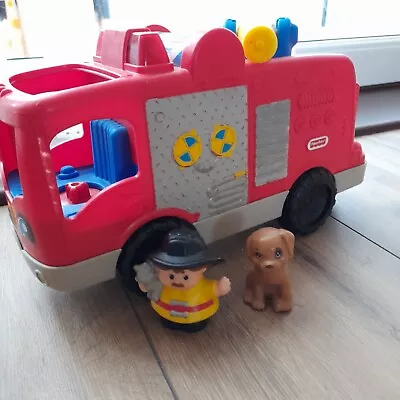Buy Fisher Price Little People  Helping Others Fire Engine With  2Figures • 9.50£
