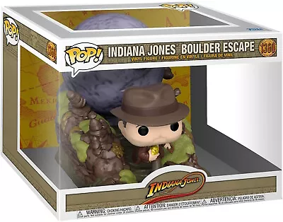 Buy Indiana Jones - Indiana Jones Boulder Escape 1360 - Funko Pop! Vinyl Figure • 20.32£