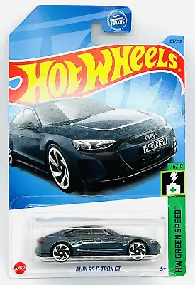 Buy Mattel Hot Wheels 6/10  Green Speed  Audi RS E-Turbo GT In Blue-grey, Moc! • 5£