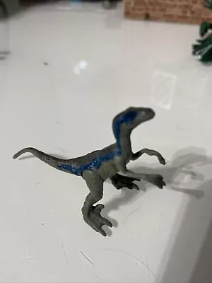 Buy Jurassic Park Action Mini Figure  Mattel Blue Velociraptor Dinosaur • 7.49£