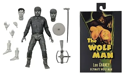 Buy NECA Universal Monsters Ultimate Wolf Man Black & White Action Figure NEW • 31.42£
