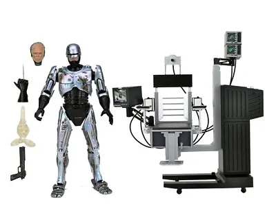 Buy Robocop Ultimate Battle Damaged RoboCop W/ Chair Action Figure Neca - Official • 89.95£