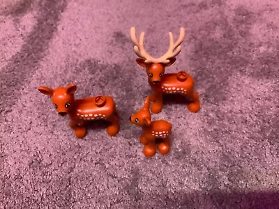 Buy Lego Duplo Forest Farm Zoo Animals Deer Buck Antlers Doe Fawn House Home Set • 10.50£