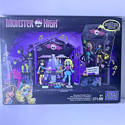 Buy NEW RARE Boxed Mega Bloks Monsters High Graveyard Garden Party 371 Pcs  • 149.99£