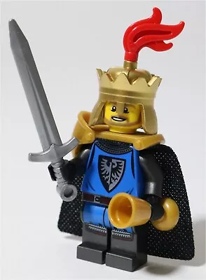 Buy Medieval Black Falcon King Minifigure MOC Castle - All Parts LEGO • 14.99£
