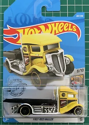 Buy Hot Wheels Fast-Bed Hauler Truck Yellow HW Metro Number 207 New And Unopened • 19.99£