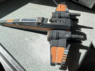 Buy Star Wars Poe’s X Wing Fighter Resistance Force Awakens Poe, Used. • 3.99£
