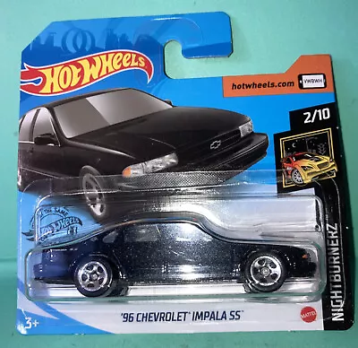 Buy Hot Wheels ‘96 Chevy Impala Ss Black New Carded Diecast See Photos Muscle Car • 4.40£