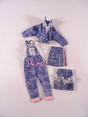 Buy Fashion Fashion Clothing For Barbie Or Similar Doll Combination Mode Jeans 4 Piece (12696) • 13.33£