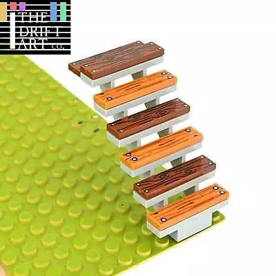 Buy 50pcs Smooth Wood Board Flat 1x4 City House Building Blocks Bricks - Var Colors • 10.14£