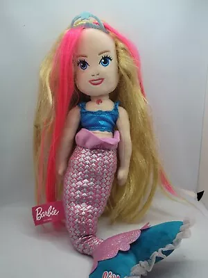 Buy Mattel Barbie Mermaid 19 Plush Cuddly Soft Toy Teddy Barbie Mermaid 2021 • 9.99£