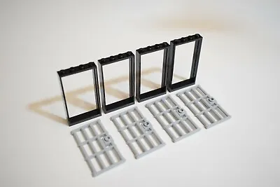 Buy Lego 60596 Window Door Frame With Bars Select Colour Pack Of 4 Brand New • 5.99£
