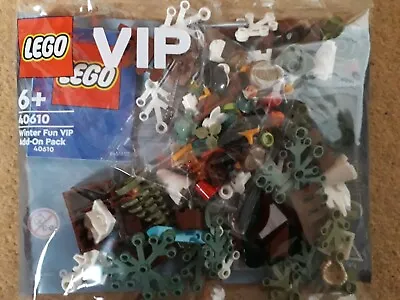 Buy Lego 40610 Winter Fun VIP Add-On Pack (Brand New, Sealed Bag) • 7.99£