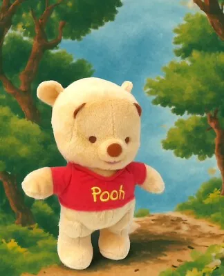 Buy Disney Pooh Bear Soft Toy With Rattle 12  Tall Fisher Price Mattel  VGC • 6.50£