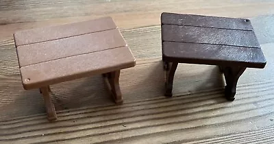 Buy Playmobil Wooden Tables - Medieval Castle Country Mansion House Farm • 3.50£