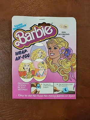 Buy BARBIE Doll Mattel 1983 Easter Wrap An Egg Decoration Kit Playset Vintage • 14.17£