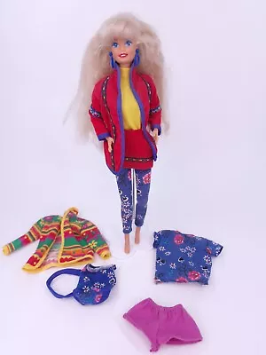 Buy Vintage 1990 Benetton Barbie Doll With Extra Clothing Mattel • 36.02£