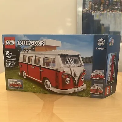 Buy LEGO Creator Expert Volkswagen T1 Camper Van (10220) - 100% Complete With Box • 109.99£