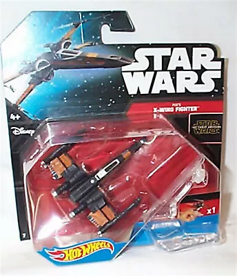 Buy Hot Wheels Star Wars Poes X Wing Fighter With Flight Navigator New In Pack DJJ63 • 8.95£