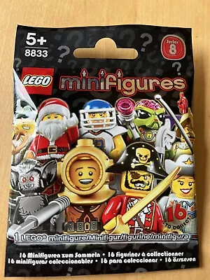 Buy Lego Minifigures Series 8 New, Unopened, Factory Sealed. Lego 8833 Item 4642301 • 7.99£