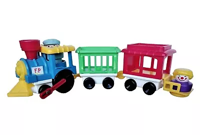 Buy Fisher Price Circus Train & Chunky Little People Set Vintage 1991 • 14.99£