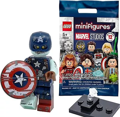 Buy LEGO Lego Mini Figure Marvel Studios Zombie Captain America • 44£