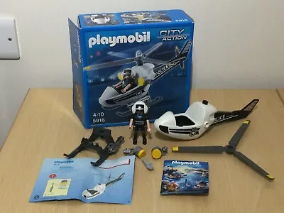 Buy Playmobil City Action Police Helicopter 5916 Boxed • 7.99£