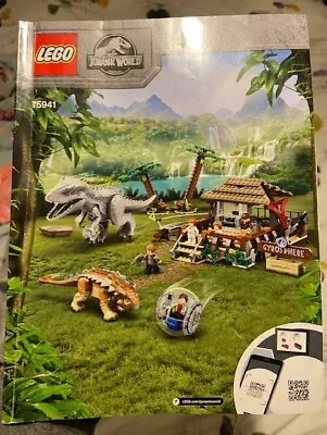 Buy LEGO INSTRUCTION MANUALS ONLY, Indominus Rex Vs Ankylosaurus (75941) • 7.99£