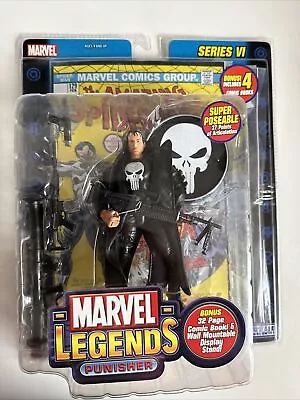 Buy Toy Biz Marvel Legends Movie Punisher Series VI (6) With 4 Comic Books - BNIB • 100£