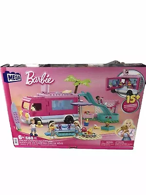 Buy Barbie Mega Dream Camper Adventure With 580 Pieces For Kids Age 6+ Years , NEW • 12.99£