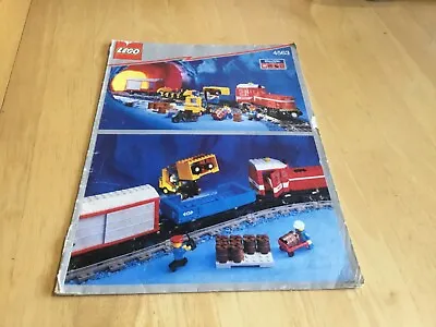 Buy Lego Train 9v 4563. Used Instruction Manual Free UK Postage  • 10£
