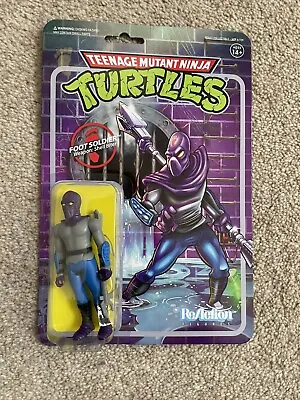 Buy Teenage Mutant Ninja Turtles Super 7 Reaction Foot Soldier Action Figure TMNT • 10.99£