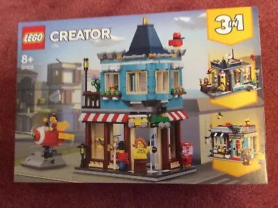 Buy LEGO CREATOR 3in1 TOWNHOUSE TOY STORE CAKE SHOP & FLORIST 31105-NEW/BOXED/SEALED • 54.50£