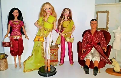 Buy Barbie BMR1959 Asia MUSE & KEN INDIA RARE 4 Dolls Of Choice & MATTEL ACCESSORIES • 95.23£