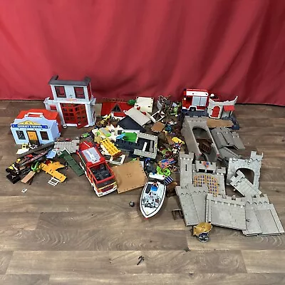 Buy Playmobil Large Bundle Joblot Fire Station Castle Sheriff  Accessories + More • 79.99£