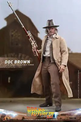 Buy In Stock Hot Toys MMS617 Back To The Future Part III 1/6 Doc Brown Action Figure • 225£