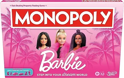 Buy Monopoly Barbie Step Into Your Dream World Board Game*BRAND NEW & FREE SHIPPING* • 32.99£