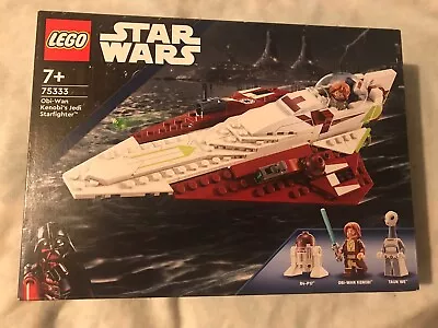 Buy LEGO 75333 Star Wars Obi-Wan Kenobi’s Jedi Starfighter New In Box • 27.99£