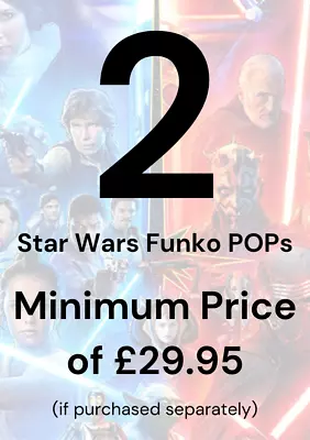 Buy Funko POP Mystery Box Random 2 Genuine Star Wars Funko POP With Protectors • 21.99£