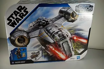 Buy Star Wars Mission Fleet THE MANDALORIAN RAZOR CREST Starship Hasbro Baby Yoda • 39.95£